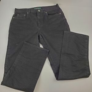 Lauren Jeans Co Classic Fit Black Jeans
